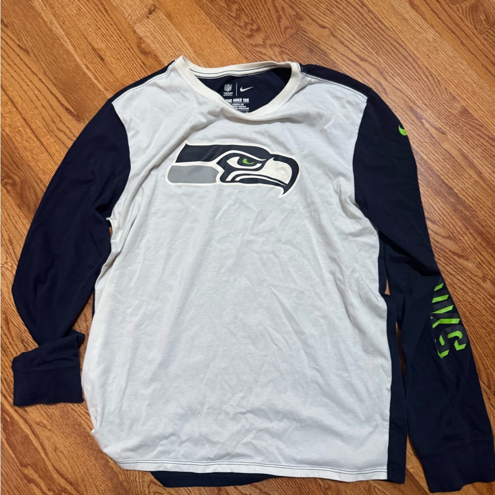 2/$8 SHIRTS 👚 SALE | Seattle Seahawks Nike NFL Team Navy Tee